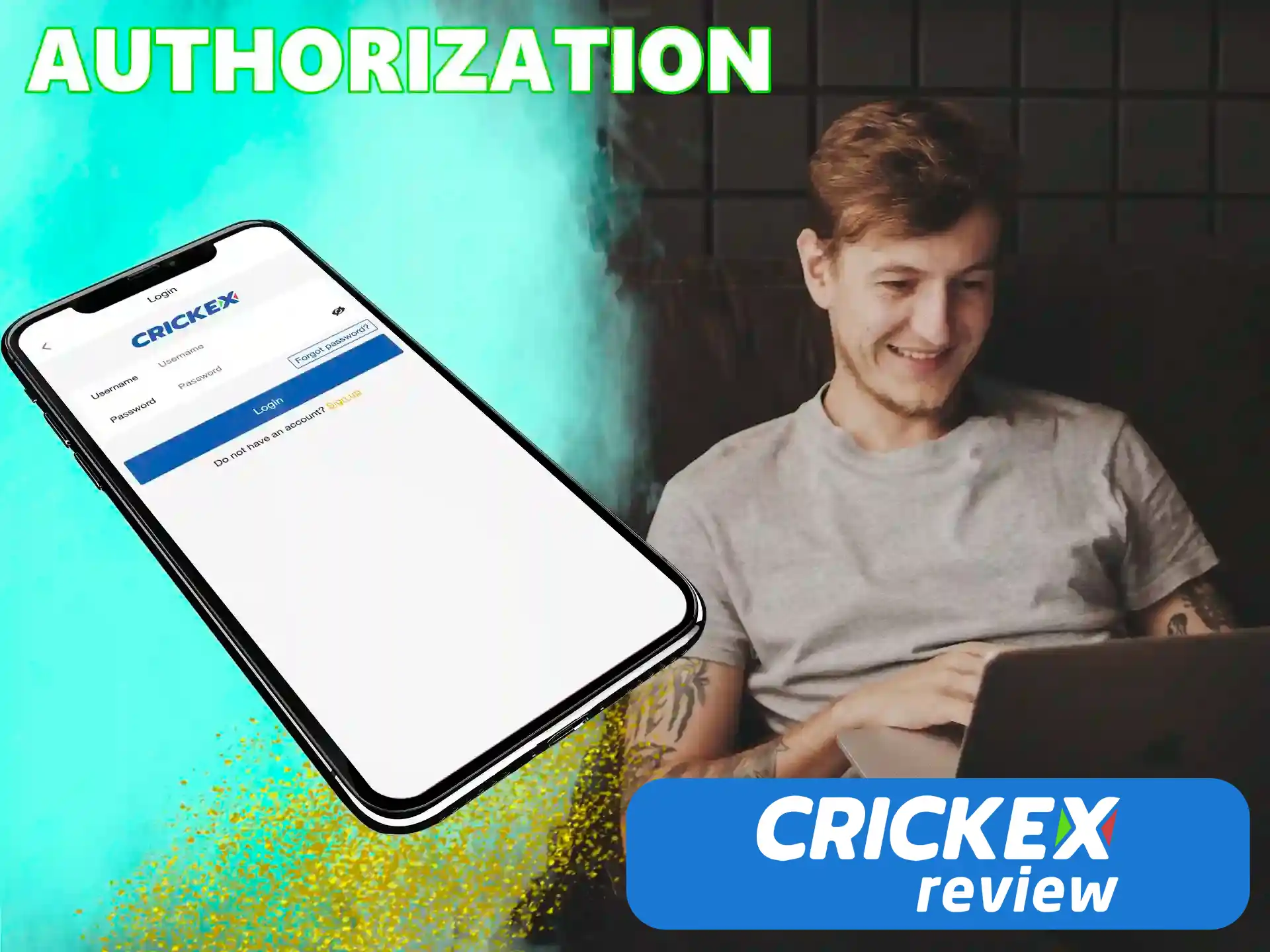 Log in to your Crickex account.