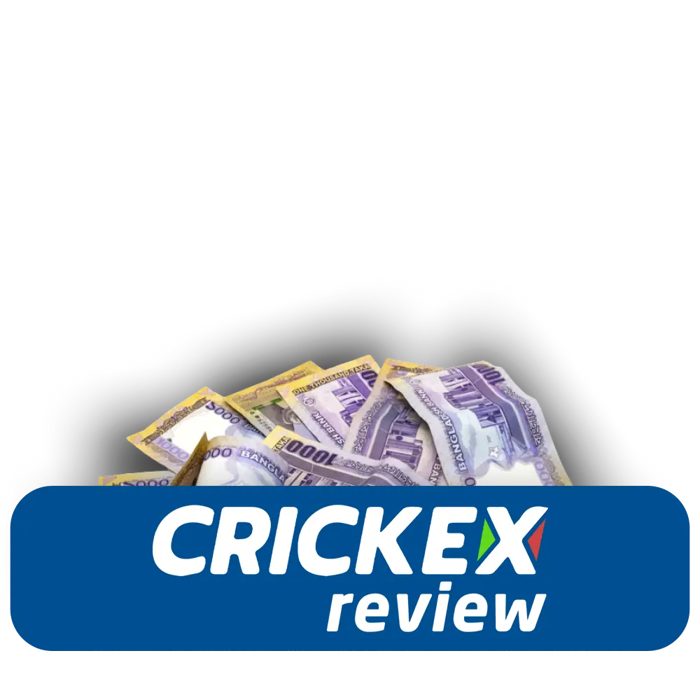 Win and withdraw funds from Crickex Bangladesh.